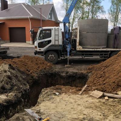 ЖБИ кольца. Канализация, септик.