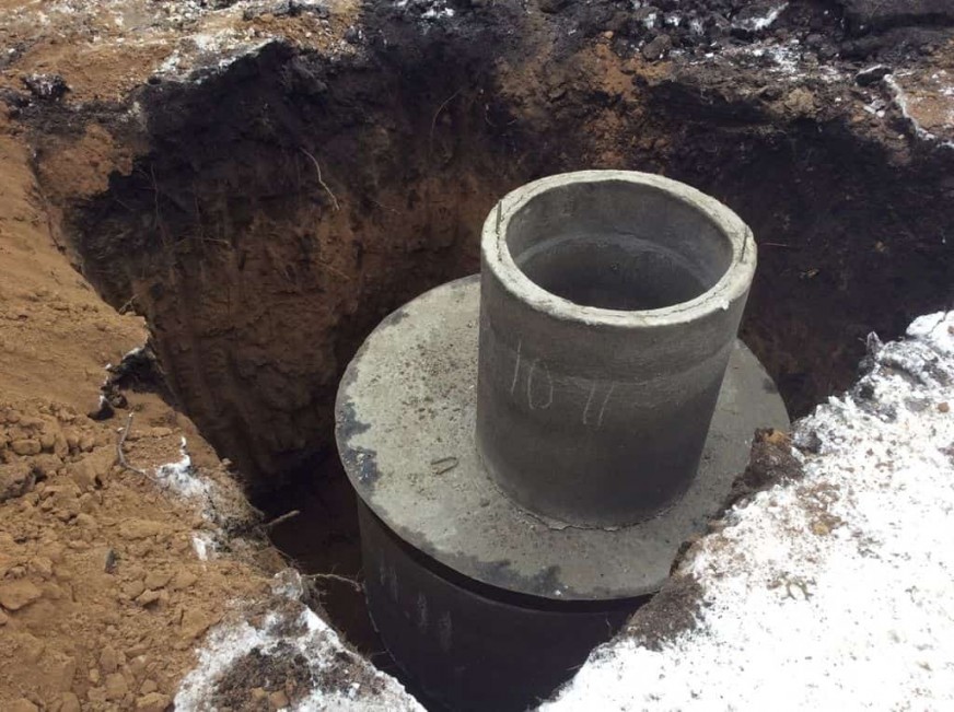 Канализация (септик) из ЖБИ колец